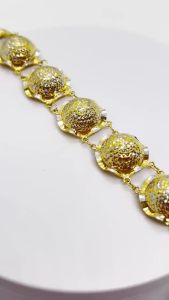 MJ Jewellery 916/22K Gold Topi Bracelet T63