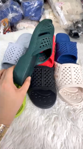 Dép Tổ Ong EVA Siêu Nhẹ Siêu Bền Chống Thấm Nước Đế Cao 3.5cm Cho Nam và Nữ Wilmi D019