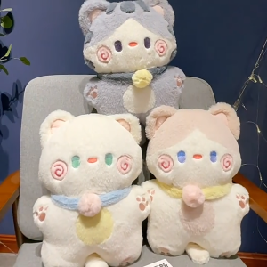 【Hug Cat】 40CM Plushie Plush Soft Stuffed Toy Cute Baby Gift Kitten Pillow Bantal Kucing Comel 猫玩偶公仔