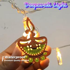 20L Diya LED Fairy String Light Deepak Diwali Deepavali Light Festival Decoration Lighting Lampu Pelita Lampu LipLap