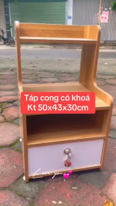 Tủ đầu giường gỗ mdf - kệ để đầu giường decor hiện đại lắp ráp dễ dàng nhiều mẫu lựa chọn