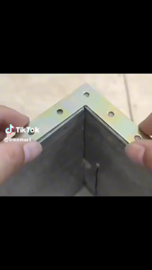Heavy Duty Stainless Steel Corner Bracket for Furniture Repair and Joint ConnectionScrew not included
