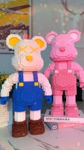 SMY Toystown Violent Bear Medium Mainan Bangunan Nano Block Bricks Mainan Edukasi Balok Susun Mainan Anak Mainan Tumpuk Balok Karakter Kartun Animasi 3D