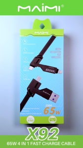 Maimi สายชาร์จ รุ่น X92 65W ชาร์จไว และ ทนทาน