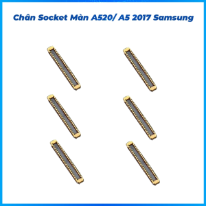Chân socket màn hình trên main A520 A5 2017 samsung