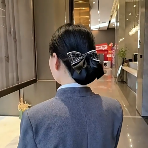 Jepit Rambut Hairnet Pita Sanggul Harnet Aksesoris Wanita Karyawan Pramugari Siswi Jepit Hairnet Cepol Pita Harnet