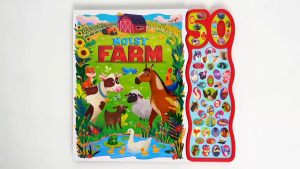 Noisy Farm Giant Sound Book For Kids To Learn 50 Farm Animals Sounds With Beautiful Illustrations