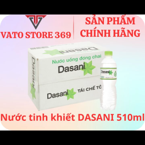 Nước uống đóng chai DASANI chai 510ml