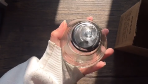 180ML Botol Thinner Kaca Inti Tembaga Alcohol Bottle Tempat Thinner Tempat Cairan Anti Asam Dan Basa