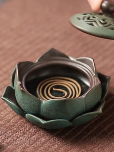 40Pcs Coil Incense Incense Burner Sandalwood Agarwood Incense Coil Incense Stick Holder 纯天然盘香 檀香 沉香 艾草 4小时盘香 家居香薰 安神助眠