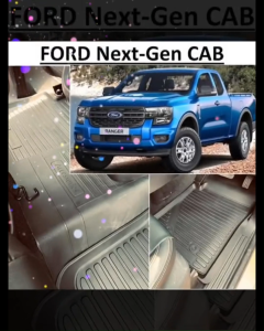 ผ้ายางปูพื้นรถยนต์ ถาดยางปูพื้นรถ พรมปูพื้นรถ FORD Next-Gen CAB ร่าง 2022-2023