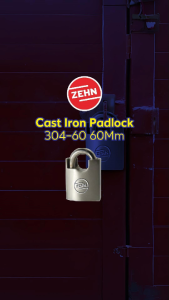 Zehn 304-60 60Mm Cast Iron Padlock Gembok Pagar Pintu
