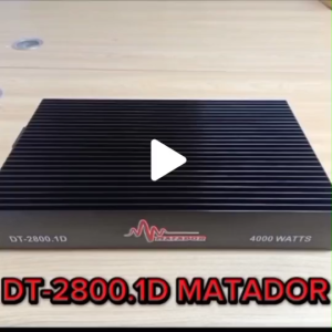 kimphat  Matador เพาเวอร์แอมป์ CLASS D 1CH. 4000วัตต์เต็ม DT-2800.1D ขับลำโพงซับ 10/12นิ้วเพาเวอร์ เพาเวอร์ขับซับ แอมป์ขยาย