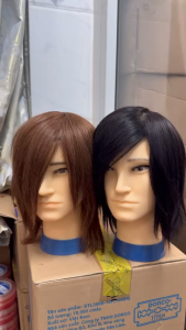 Đầu canh thật nam uốn ép tẩy nhuộm hóa chất