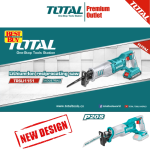 TOTAL Tools P20s 20v series Li-ion Reciprocating Saw 锂离子电池往复锯 - TRSLI1151