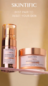 SKINTIFIC Retinol Skin Renewal Series | Serum 20ml | Moisturizer 30g | Skin Reset | Refines Skin Texture | Intensive Acne Care | Revives Radiance