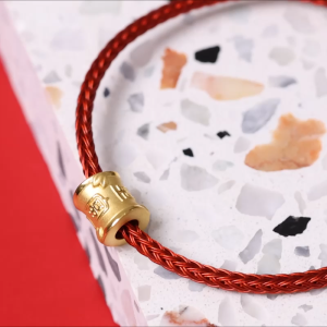 Chow Sang Sang 周生生 999 24K Charme Blessings & Culture 999 Gold Wealthy Bamboo Charm 94329C (Bracelet Not Included)