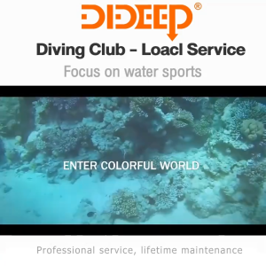 DIDEEP tabung scuba diving mini scuba tank 0.5L tabung selam 10menit snorkling selam dewasa tabung selam 0.45kg dengan pompa inflasi cepat 5-10 Menit tabung paru-paru untuk menyelam Penyelaman Bawah Air lung tank for diving