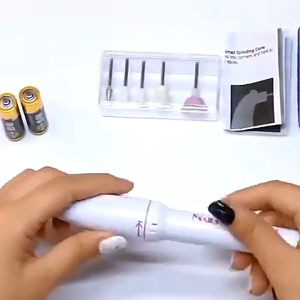 Manicure Electric Set 5 In 1 Product Name: Electric Nail Drill Material: Plastic Power: 2 AA Batteries (not included) Weight: 97g Length: 16.5cmElectric Nail Drill Machine Battery-operated Callus Remover Set Nail Buffer Polisher Remover