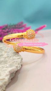 Nice Jewelry Gelang dewasa permata lapis emas gold GL 065