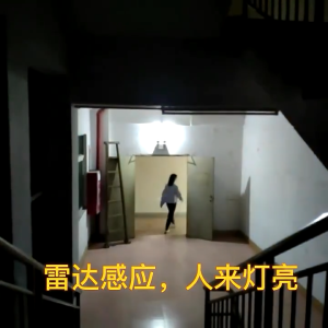 Motion Sensor LED Bulb Human Body Induction Light Bulb Corridor Sound and Light Control Radar Human Body Induction Lighting 9W 12W 15W Screw Socket Energy-saving Light