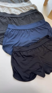 กางเกงขาสั้นสายฝอ ขาเว้า ผ้าเรยอน นุ่มเด้ง ใส่สบาย ใส่ออกกำลังกายได้ 22-30 พร้อมส่ง