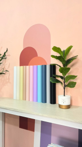 ยาว9-10เมตร กว้าง45เซน วอลเปเปอร์ติดผนัง ลายสีพื้น มีกาวในตัว กันน้ำ ติดง่าย ไม่ทิ้งคราบ สติกเกอร์ติดผนัง วอลเปเปอร์ติดผนังบ้าน Wallpaper Sticker PVC