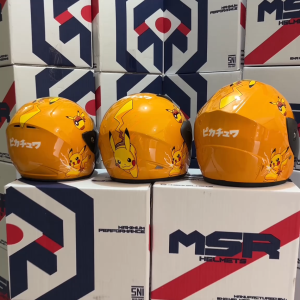 Helm Anak Lucu Motif Pokemon Pikachu untuk Usia 2 hingga Dewasa SNI