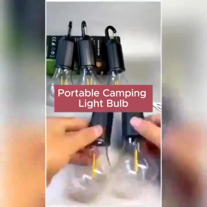 Lampu Emergency Gantung 3 Light Mode Camping Anti Air / Lampu LED Camping Tahan 10 Jam USB Charger