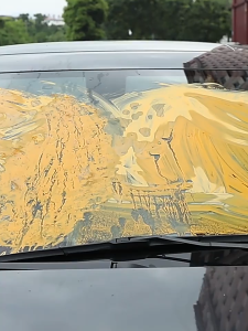 น้ำยาเช็ดกระจกรถยนต์ เม็ดฟู่ล้างกระจก แบบละลายน้ำ ใส่ในหม้อน้ำฉีดล้างกระจกรถG2697