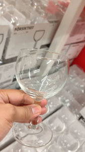 GELAS KACA IKEA BENING 6PCS / GELAS ANGGUR KACA BENING / PROMO GRATIS ONGKIS / PROMO BAYAR DI TEMPAT / COD