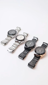 LEOPARD 1410 - Jam Tangan Pria Rantai Tanggal Aktif Tahan Air FREE BOX FREE BATERAI CADANGAN