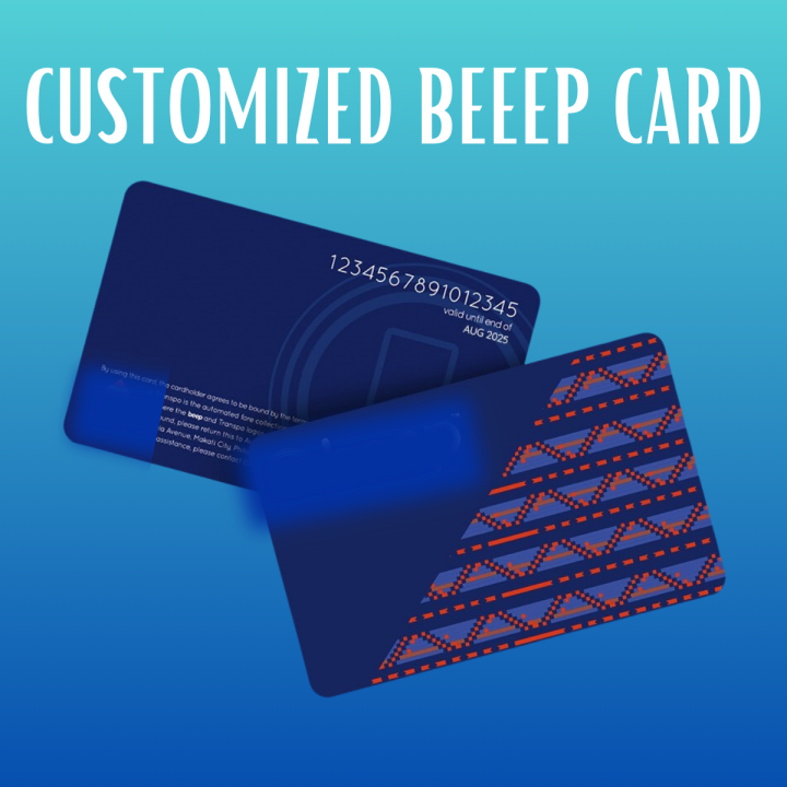 Customized Beep Card/Skin For LRT1&2/MRT and Selected Modern Jeepneys ...