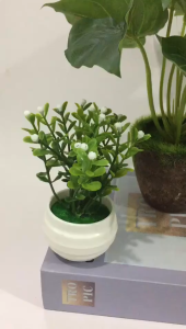 14cm Simulation Potted Plant Perfect Plastic Display Mold Bonsai Home Decor 1PCS MY232