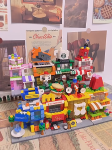 Mainan Blok Seri Toko Burger: Edukasi & Hiburan