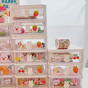 Laci Susun Organizer Akrilik & Rak Penyimpan Multifungsi