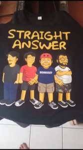 Kaos Band Straight Answer: Baju Musik Hardcore Punk untuk Pria