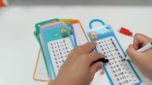 Mumystation Kids Math Additional Learning Card Maths Table Cards Math Early Education Flash Card for Preschool Children