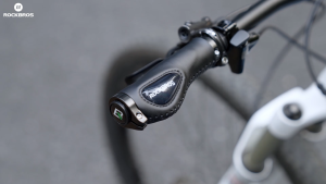 ROCKBROS Bicycle handlebar grips Comfortable shock absorption Soft silicone filling leather Grips with lock rings Bike accessories