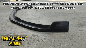 PERODUA MYVI LAGI BEST 2011-2014 SE FRONT LIP LB FRONT LIP (Suitable for 1.5CC SE Front Bumper) MATERIAL PUR WITHOUT PAINT