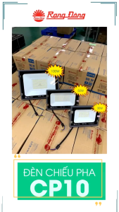 [RẠNG ĐÔNG] Đèn Led Chiếu Pha 50W/30W/20W/10W Siêu Sáng khung nhôm chống nước thế hệ mới