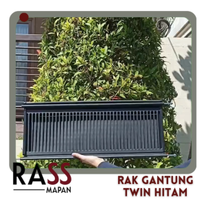 Rak Piring Gantung Tatakan Lemari Kitchen Set Stainless Steel Huben-Twin