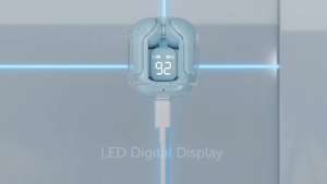 Tws Earphone Wireless Bluetooth 5.1 Headphones display Headsets Noise Reduction Music Earbuds with microphone