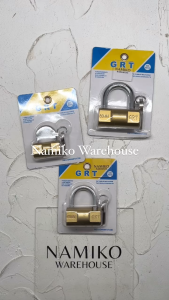 Gembok pintu pagar rumah balok kuningan per GRT 20 25 30 40 50 60 mm