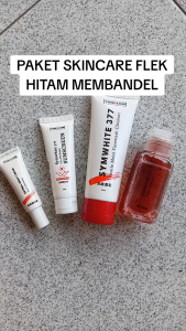 Yonglow Paket 4in1 Symwhite 377 Paket Komplit Sabun Toner Sunscreen Salep Retinol Untuk Flek Hitam Melasma Hiperpigmentasi Resmi BPOM