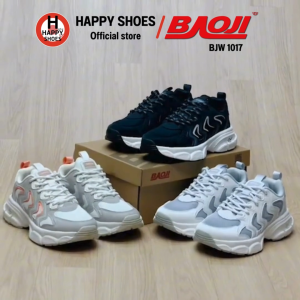 [🥇ของแท้100%🚚ส่งเร็ว🆓ฟรี...ถุงเท้า 1 คู่] BAOJI รองเท้าผ้าใบหญิง รองเท้ากีฬาหญิง รองเท้าวิ่งหญิง รุ่น BJW1017 สวย นุ่มเบา สบายเท้า