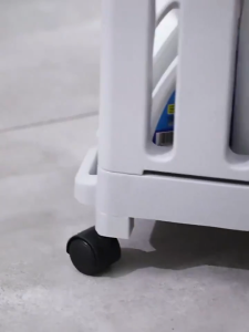 [SG STOCK] Multifunctional Storage Rack Trolley Bathroom Kitchen Shelf Movable With Wheels Multifunction Storage Trolley Rack Kitchen Rack Bathroom Rack Book Shelving Toys Rack With