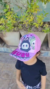 หมวกแก็ป ลาบูบู้ (Labubu) เด็ก 3-15 ปี หมวกเบสบอลม่านบังแดด สำหรับเด็ก แฟชั่นเด็กชายหญิง