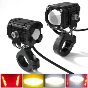 Lampu tembak LED Laser/Lampu Tembak D2 / Lampu Sorot Laser D2/Lampu Tembak Sorot Led Laser Cahaya High Low Putih Kuning Super Terang Plus Devil Eye Merah