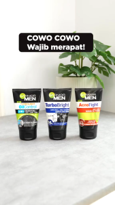 Ulasan Produk: Gar❤nier Men Facial Wash & Acno Fight Scrub in Foam